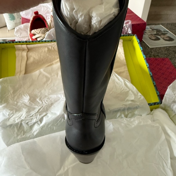 Tory Burch Western Mid Boot Leather - Picture 2 of 13